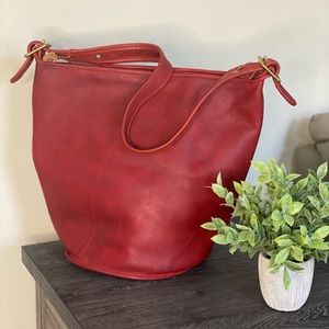 ✨Vintage Coach XL Feed Sac Duffle